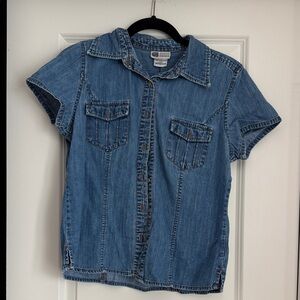 Denim Short Sleeve Shirt